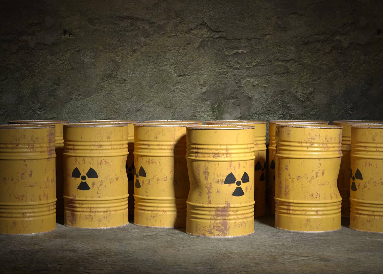 Butoi Radioactiv Desen La contaminación de suelos por desechos radioactivos